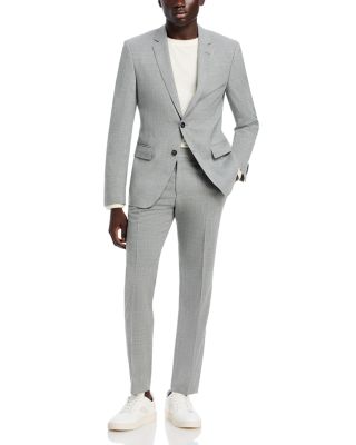 BOSS - H-Huge Textured Solid Slim Fit Suit