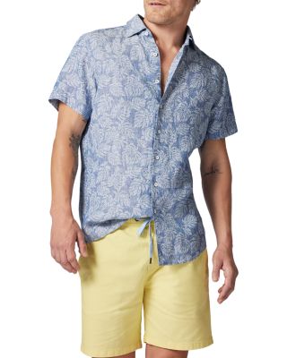 Rodd & Gunn - Yelverton Linen Printed Short Sleeve Shirt