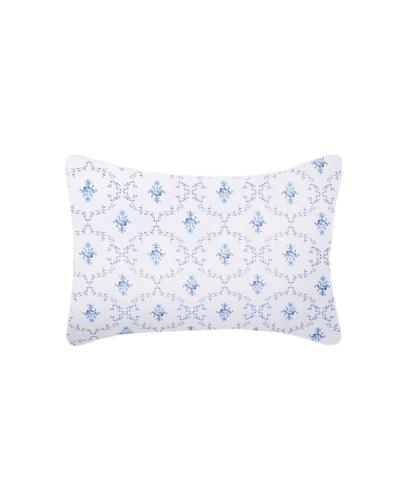 Hill House Home The Mini Pillowcase In Blue Trellis