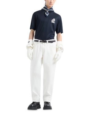 Embroidered Bulldog Tee