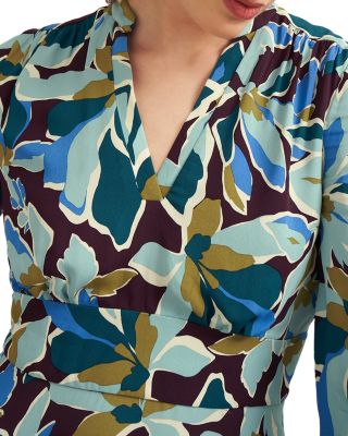 Lea Printed Midi Dress