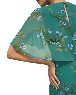 Jaida Floral Print Midi Dress