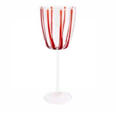 Nuovo Stripe Wine Glass