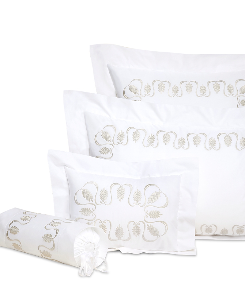 Pratesi Paolina Sham, Standard In White/sage