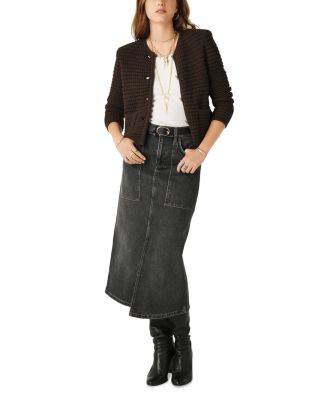 Gaspard Crewneck Cardigan Sweater