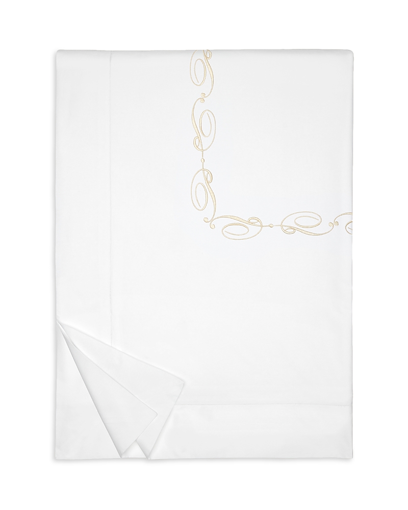 Pratesi Icona Duvet Cover, Twin In White/beige