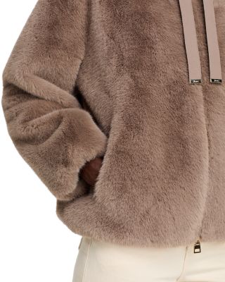 Faux Fur Hooded Jacket