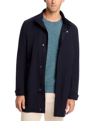 Nylon Rain Coat with Removable Liner