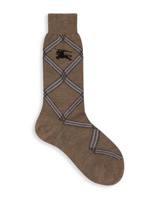 Burberry - Check & Equestrian Knight Socks