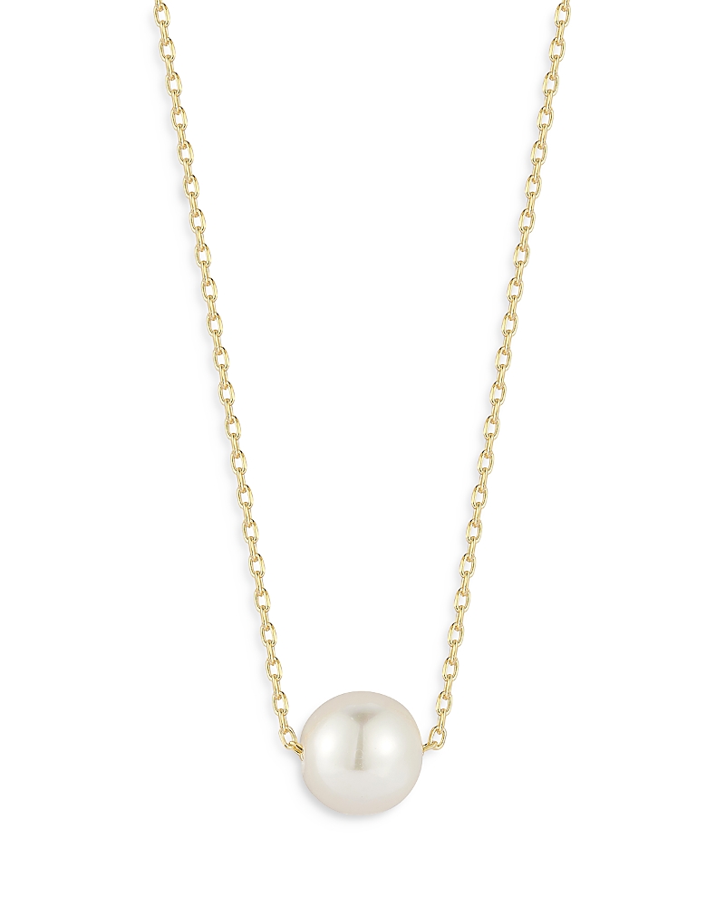 AQUA CULTURED FRESHWATER PEARL PENDANT NECKLACE, 16-18- EXCLUSIVE