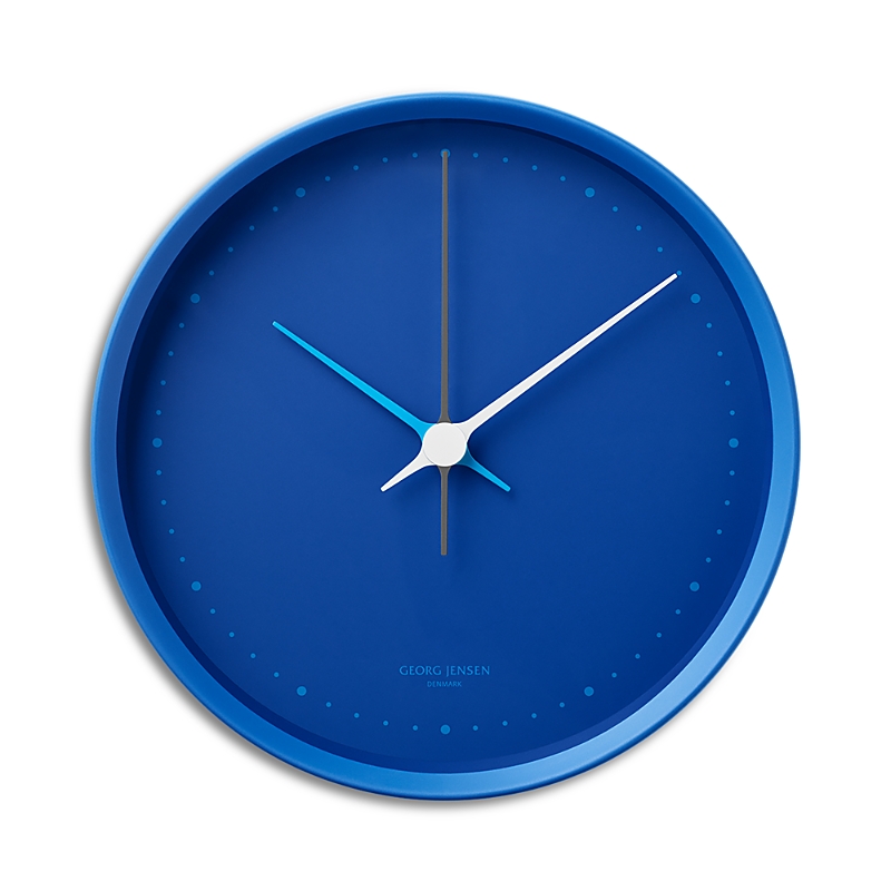 Georg Jensen Koppel Wall Clock In Blue