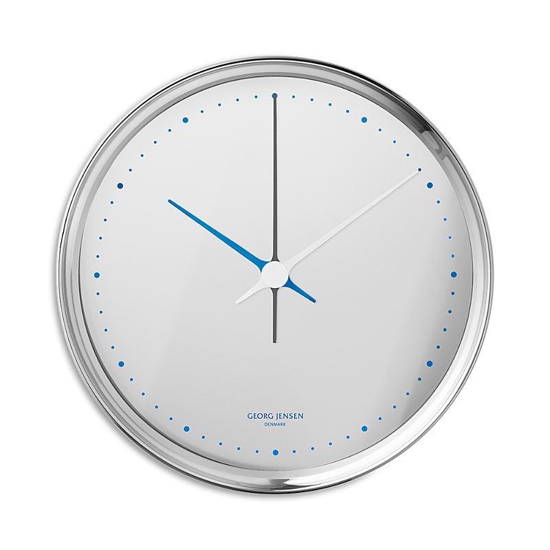 Georg Jensen Koppel Wall Clock In Stainless Steel