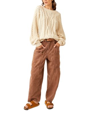 Free People Frankie Cable Sweater | Bloomingdale's