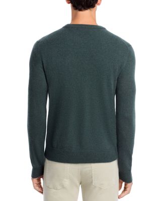 Slate Green Cashmere Crewneck Sweater - Exclusive