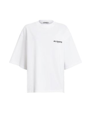 ★ALLSAINTS★ Amelie satin tee W032PC9822 ALLSAINTS Guardian Amelie Tee | Bloomingdale's