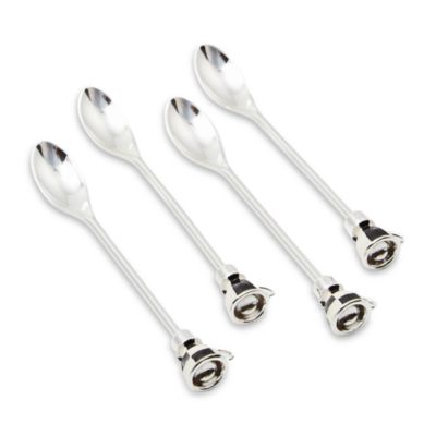 Courtly Espresso Spoons, Set of 4