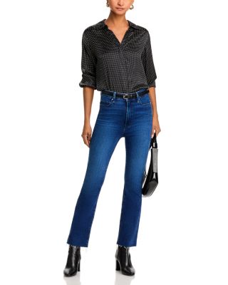 Claudine High Rise Ankle Flare Jeans in Sailaway