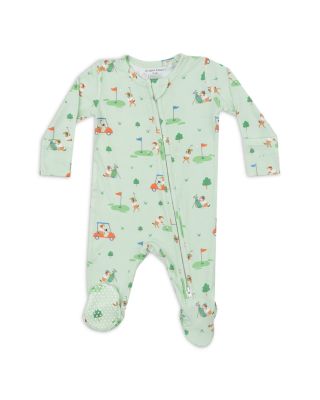 Angel Dear - Boys' Golf Club Pups Zip Footie - Baby