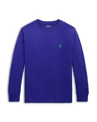 Ralph Lauren - Boys' Cotton Jersey Long Sleeve Tee - Little Kid, Big Kid