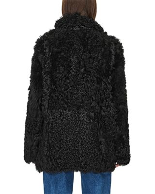 Milky Way Reversible Shearling Coat