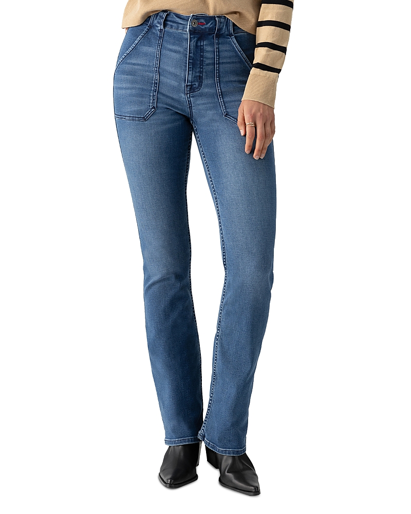 Sanctuary Hayden Denim Bootcut Jeans In Lucky Stre