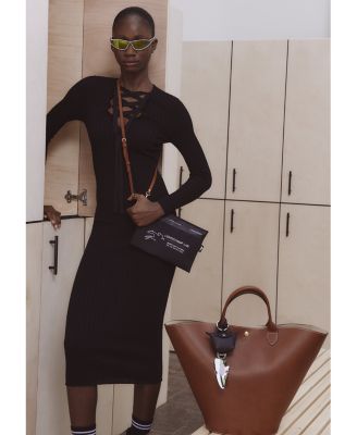 &Eacute;pure XL Top Handle Leather Tote