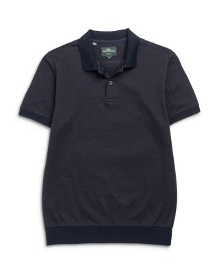 Leeson Cotton Geo Sports Fit Polo Shirt 