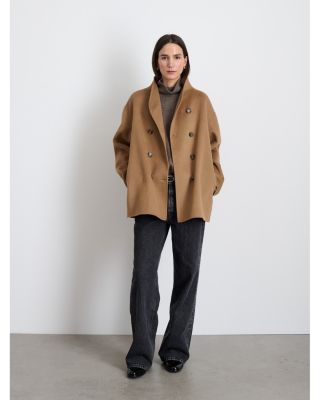 Sophia Double Breasted Wool Coat  