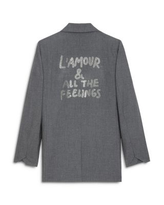 Zadig & Voltaire Viva Chine Strass Blazer | Bloomingdale's