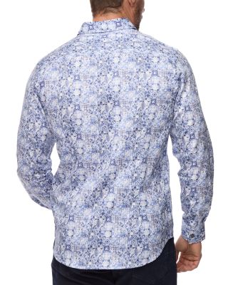 Kano Button Front Printed Shirt