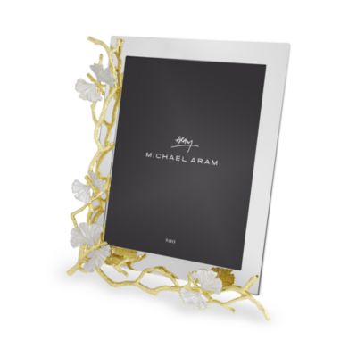 Butterfly Ginkgo Gold Reflective Frame, 8&amp;quot; x 10&amp;quot;