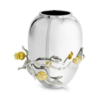 Michael Aram Pomegranate Silver and Gold Medium Vase | Bloomingdale's Michael Aram