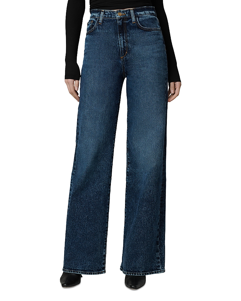Joe's Jeans The Mia High Rise Wide Leg Jeans in Black