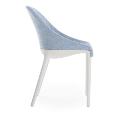 Eleganza Ela Dining Chair, White Legs