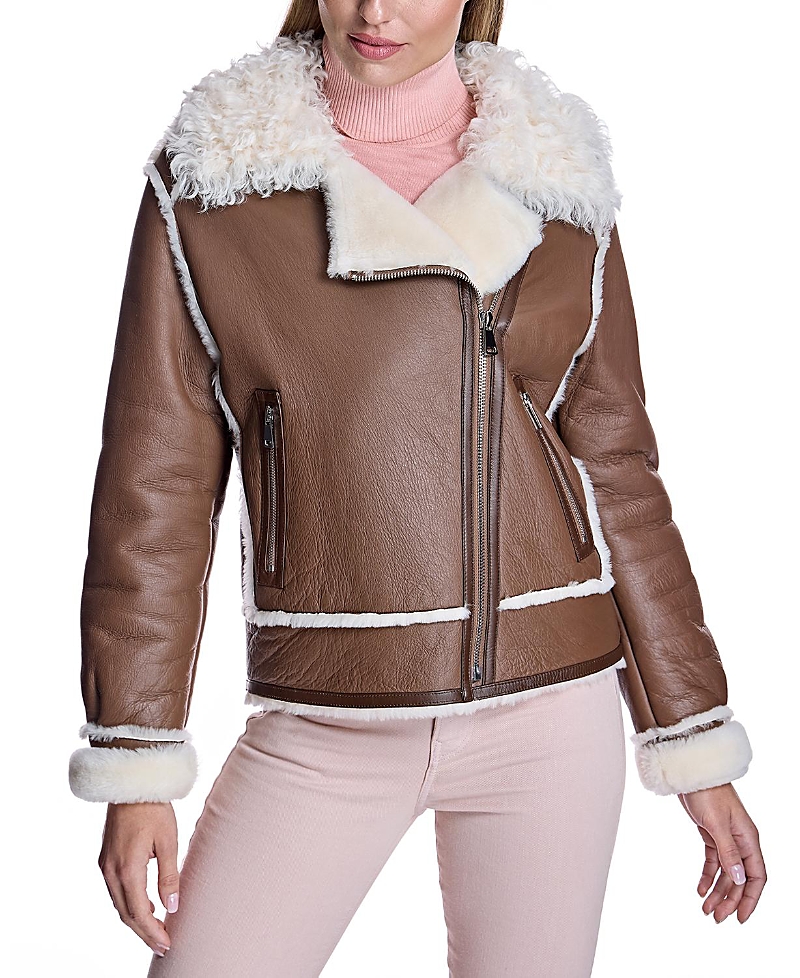 Maximilian Nappa Finish Shearling Jacket