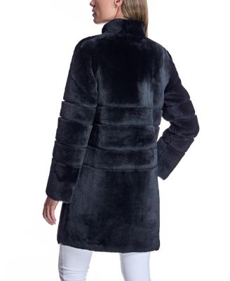 Reversible Seam-Out Shearling Shortcoat