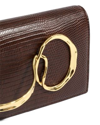 Twisted Gold Side Handle Clutch