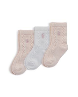 Girls' Cable Texture Sock Set - Baby