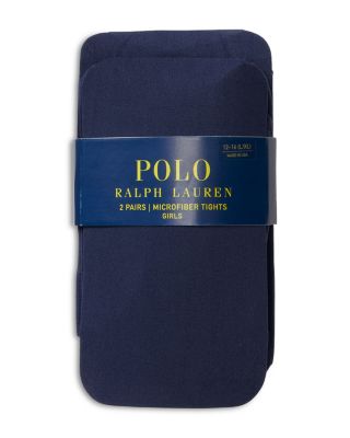 Girls' Microfiber Tights, 2 Pack - Little Kid, Big Kid