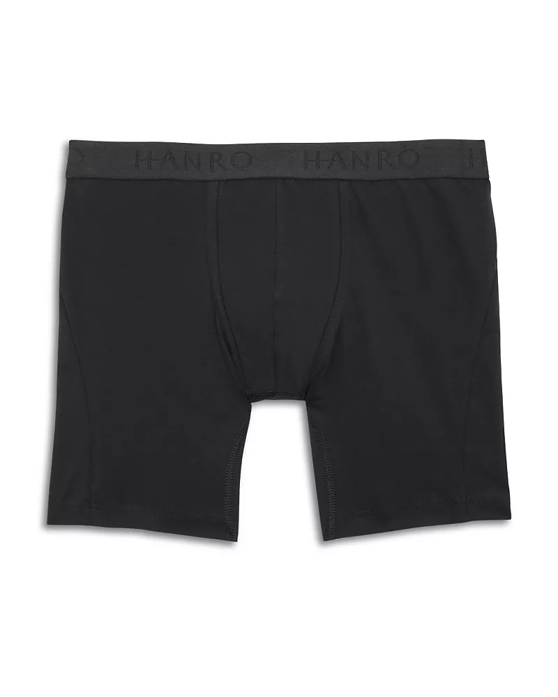 Hanro Cotton Essentials Long-Leg Boxer Briefs
