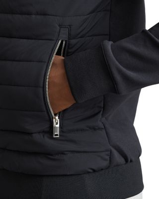 Freddie Cotton Blend Interlock Quilted Full Zip Jacket