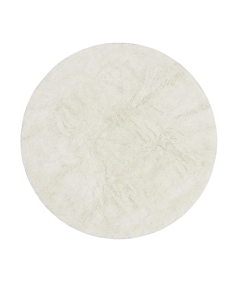 Lorena Canals Silhouette Woolable Round Round Area Rug, 5'11 X 5'11 In Natural