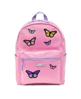 Little Chicken - Patched Butterfly Glitter Backpack