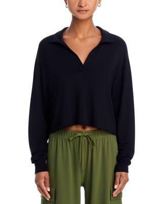 Joan Fleece Polo Sweatshirt