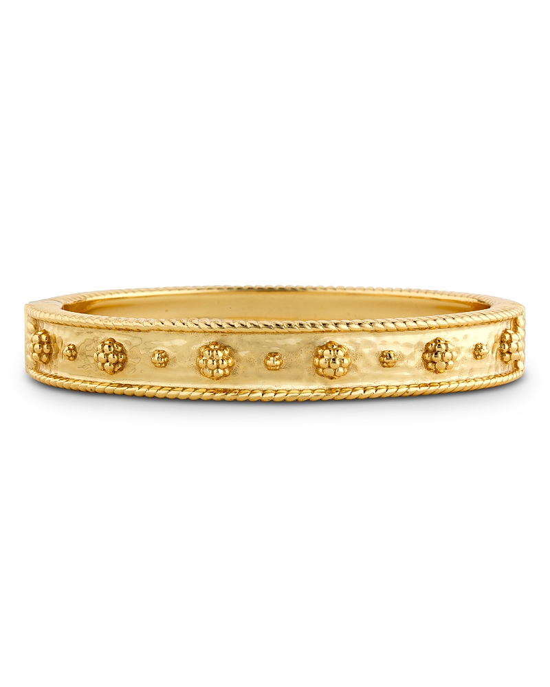 Capucine De Wulf Berry Classic Hinged Bangle Bracelet In Gold