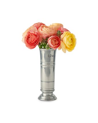 Footed Cylinder Vase