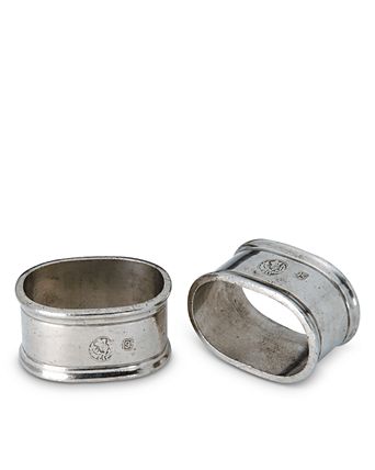 Oval Napkin Ring, Set of 2