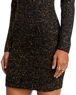 Cherry Sequined Mini Dress