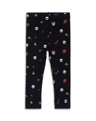 Miles The Label - Girls' Glow-in-the-dark Calaveritas Print Leggings - Baby