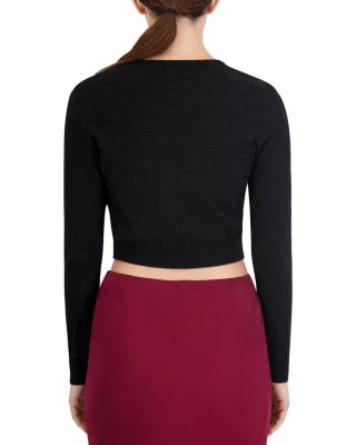 Basketweave Knit Cardigan